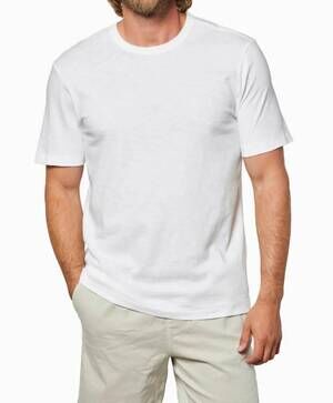 NEW TOES ON THE NOSE surf slub t-shirt in washed white